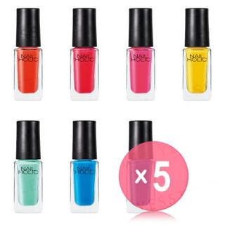 Kose-Nail Holic Soft Neon Color 5pcs Bundle Set