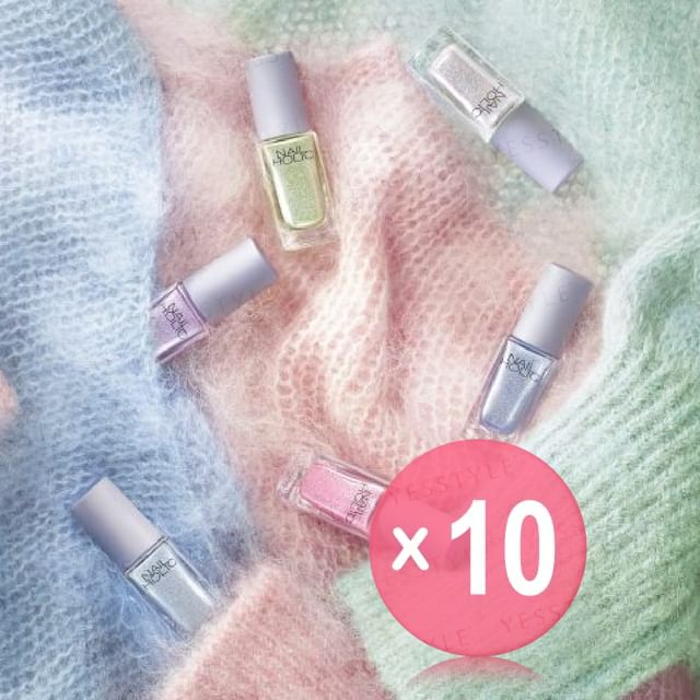 Kose-Nail Holic Spring Knit Collection 10pcs Bundle Set