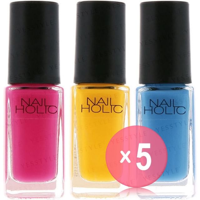 Kose-Nail Holic Vivid Color 5pcs Bundle Set