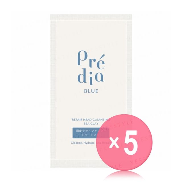 Kose -كوز -Predia Blue Repair Head Cleansing Sea Clay Sachet 5pcs Bundle Set