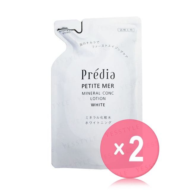 Kose-Predia Petite Mer Mineral Conc Lotion White Refill 2pcs Bundle Set