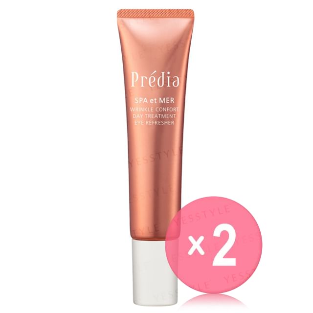 Kose -كوز -Predia Spa et Mer Wrinkle Confort Day Treatment Eye Refresher 2pcs Bundle Set