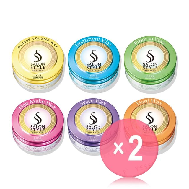 Kose-Salon Style Wax 2pcs Bundle Set