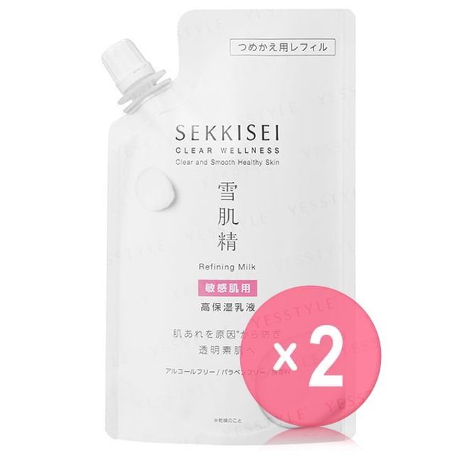 Kose-Sekkisei Clear Wellness Refining Milk SS 2pcs Bundle Set