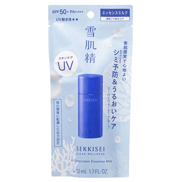 KOSE SEKKISEI UVミルク ジェル SPF50+ PA++++ Kose - Sekkisei Clear Wellness UV Sunscreen Essence Milk SPF 50+