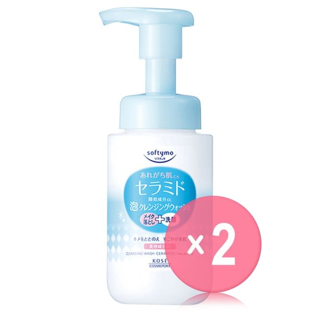 Kose-Softymo Ceramide Foam Cleansing Wash 2pcs Bundle Set
