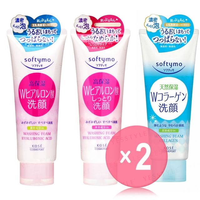 Kose-Softymo Washing Foam 2pcs Bundle Set