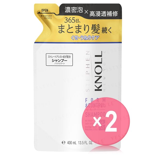 Kose-Stephen Knoll Form Control Shampoo W Refill 2pcs Bundle Set
