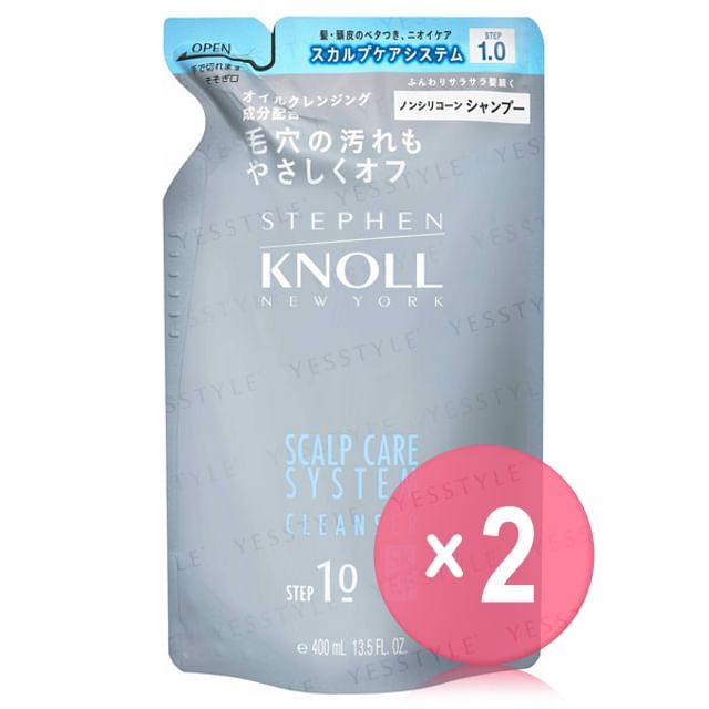 Kose-Stephen Knoll Scalp Care System Cleanser Refill 2pcs Bundle Set