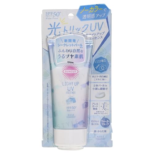 Kose - Suncut Light Up UV Essence Sunblock SPF 50+ PA++++