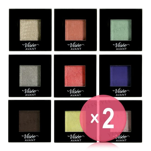 Kose-Visee Avant Single Eye Color 2pcs Bundle Set