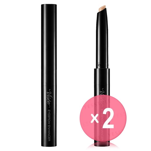 Kose-Visee Eyebrow Enhancer 2pcs Bundle Set