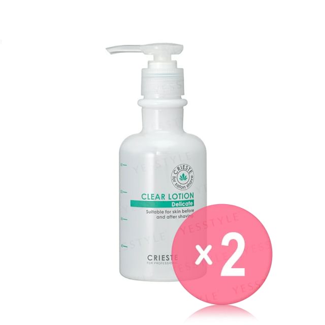 Kracie-CRIESTE Clear Lotion Delicate 2pcs Bundle Set