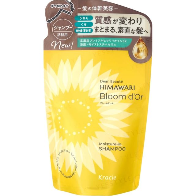 Kracie-Dear Beaute Himawari Bloom dOr Moisture In Shampoo Refill-330ml