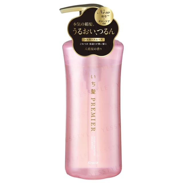 Kracie-Ichikami Premier Silky Smooth Shampoo-450 Ml