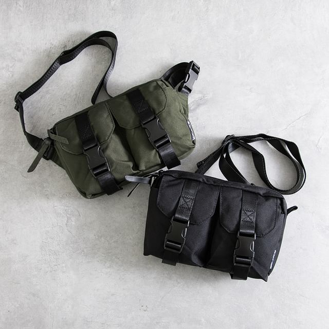 krokki-Buckled Mini Shoulder Bag