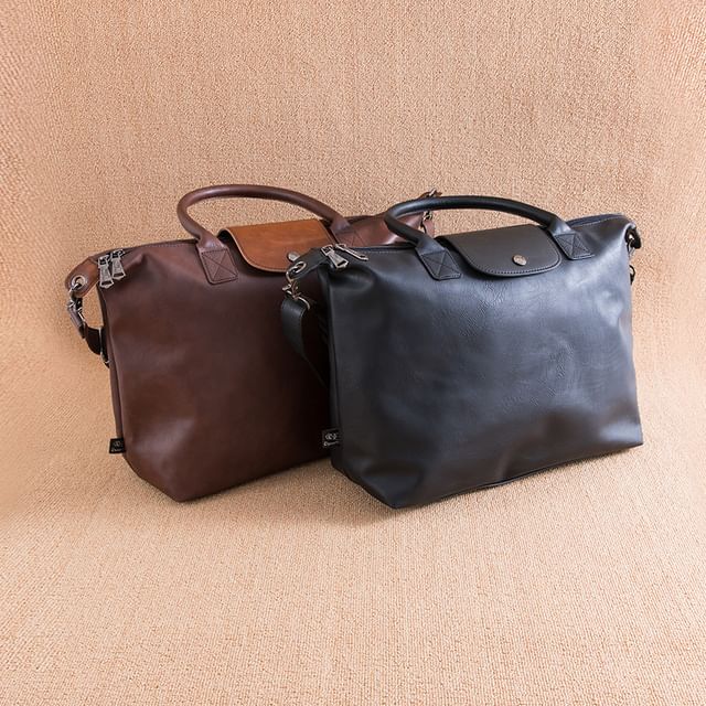 krokki-Faux-Leather Crossbody Bag