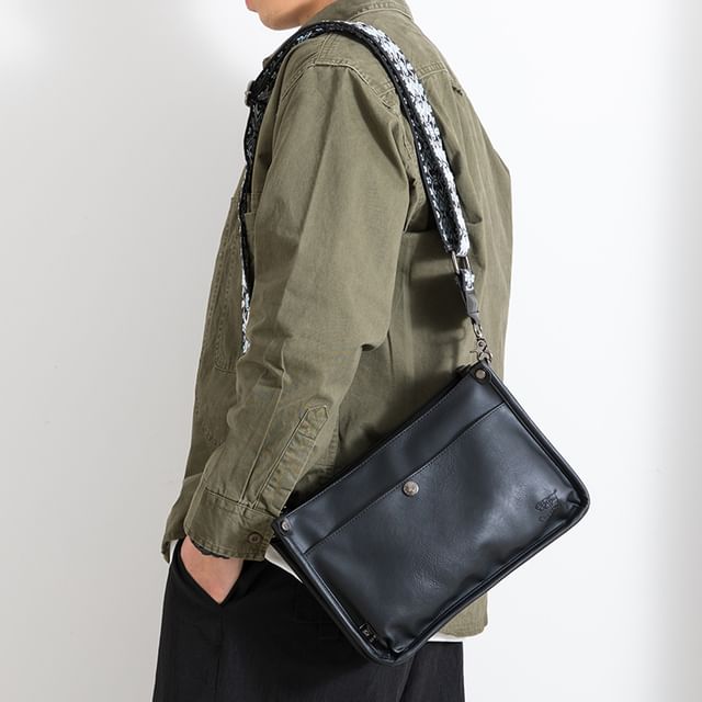 krokki-Faux-Leather Shoulder Bag