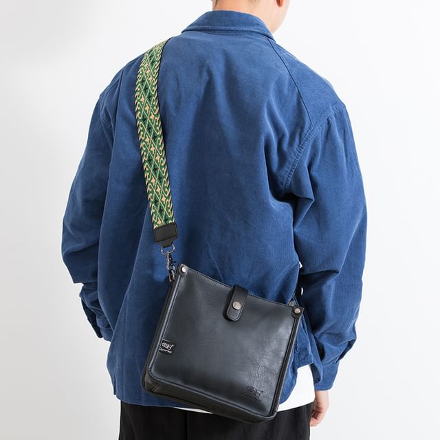 krokki-Faux-Leather Shoulder Bag