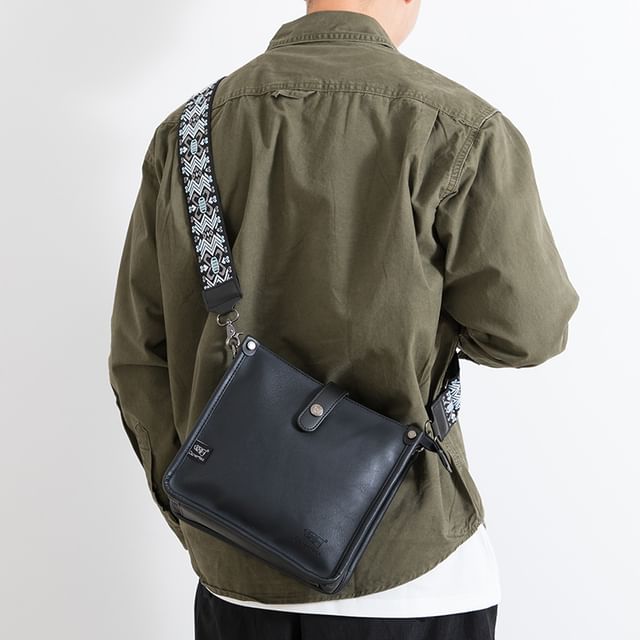 krokki-Faux-Leather Shoulder Bag