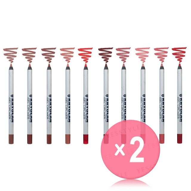 Kryolan-Gel Lipliner 2pcs Bundle Set