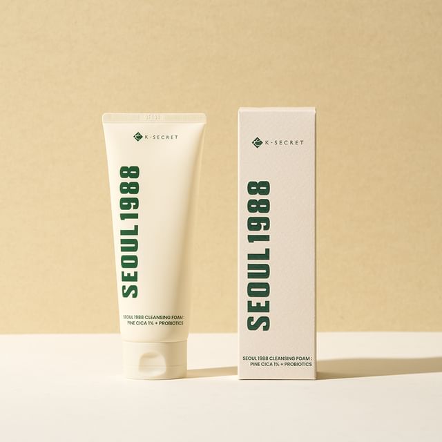 [KSECRET] SEOUL 1988 Cleansing Foam : Pine Cica 1% + Probiotics