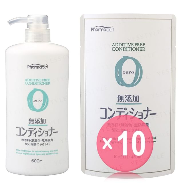 KUMANO COSME-Pharmaact Additive Free Conditioner 10pcs Bundle Set