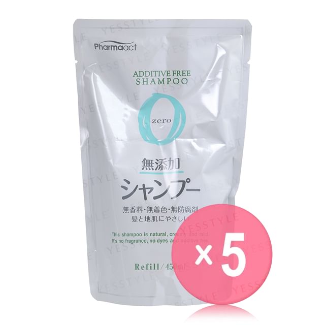 KUMANO COSME-Pharmaact Additive Free Shampoo 5pcs Bundle Set