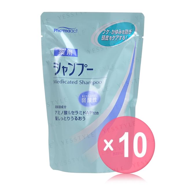 KUMANO COSME-Pharmaact Shampoo Weak Acidity 10pcs Bundle Set