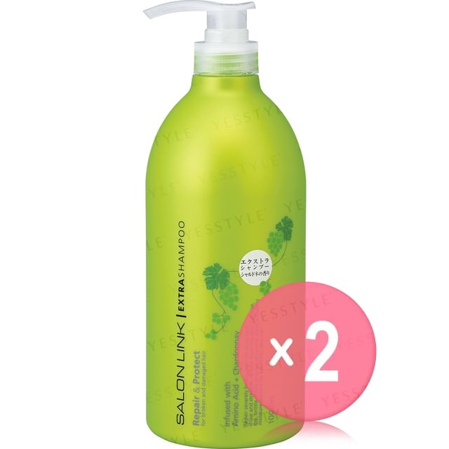 KUMANO COSME-Salon Link Extra Shampoo Chardonnay 2pcs Bundle Set