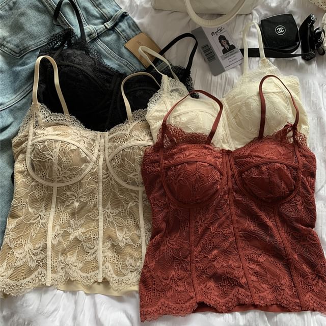 KUMI-Lace Cami Top