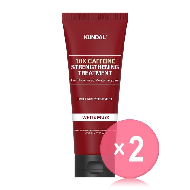 KUNDAL-10X Caffeine Strengthening Treatment - 3 Types 2pcs Bundle Set