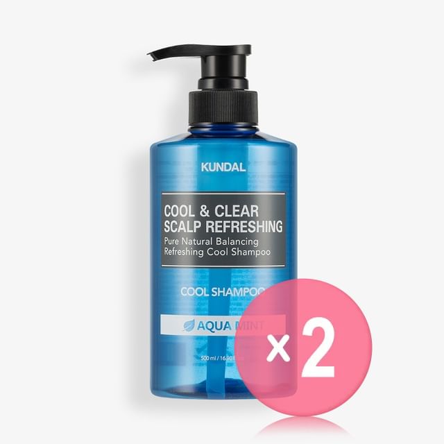 KUNDAL-Cool Clear Scalp Refreshing Shampoo 2pcs Bundle Set