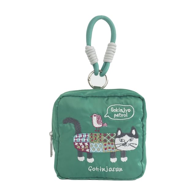 KUSUGURU JAPAN-Cat Matildasan Mini Decorative Square Pouch