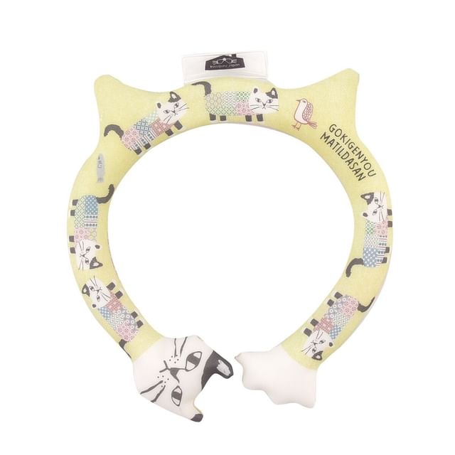 KUSUGURU JAPAN-Cat Matildasan Neck Cooling Ring Yellow