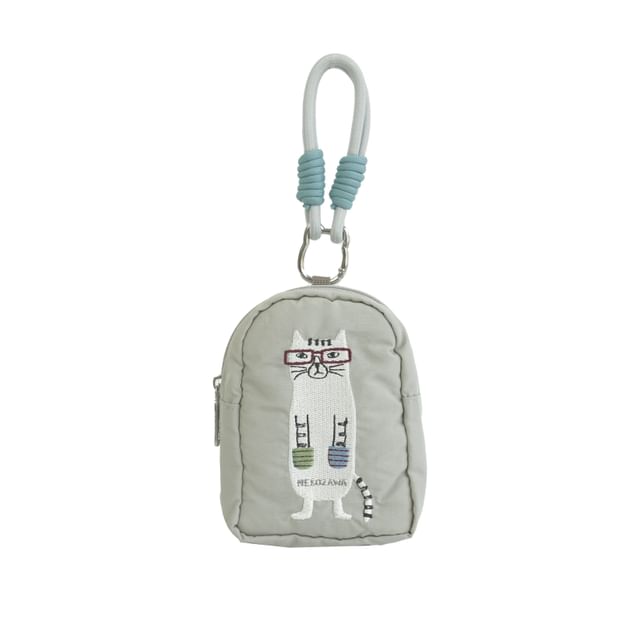 KUSUGURU JAPAN-Cat Nekomaruke Mini Decorative Pouch