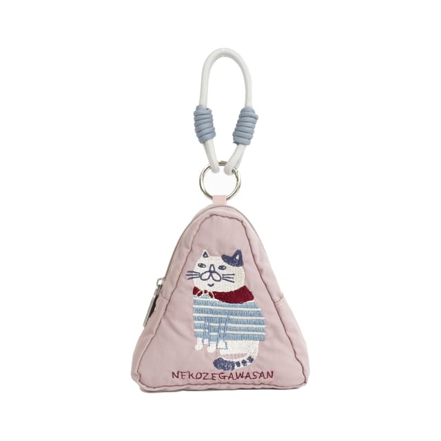 KUSUGURU JAPAN-Cat Nekozegawasan Mini Decorative Triangular Pouch