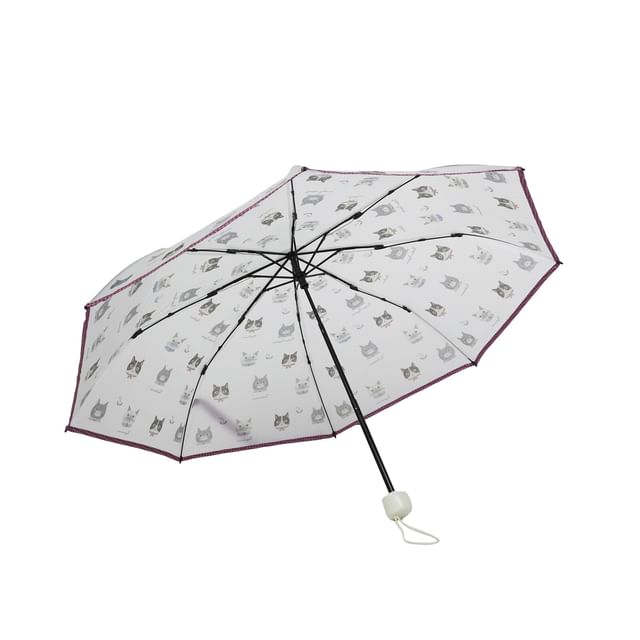 KUSUGURU JAPAN-Parlor Suzurando Translucent Vinyl Folding Umbrella Parlor Land