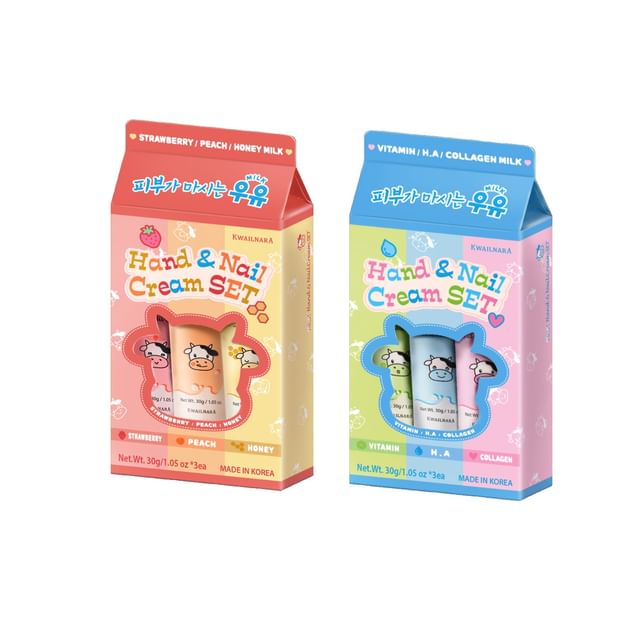 Kwailnara-Hand Nail Cream Set - 2 Types