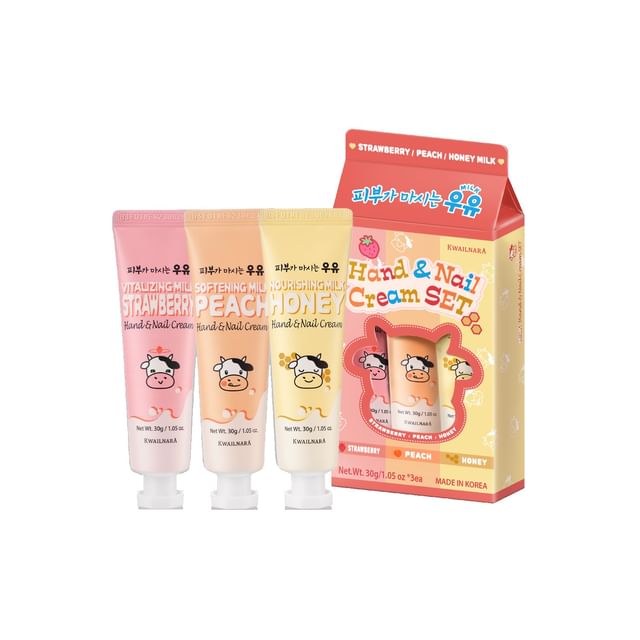 Kwailnara-Hand Nail Cream Set - 2 Types-Sweet