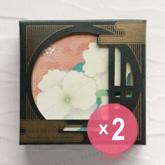 kyo-miori-Hanayomi Hand Cream August Evening Glory 2pcs Bundle Set