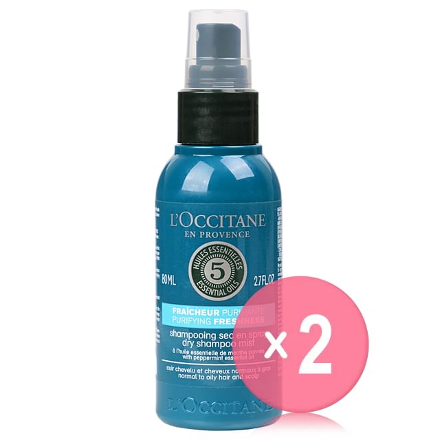 L-Occitane-Aromachologie Purifying Freshness Dry Shampoo 2pcs Bundle Set