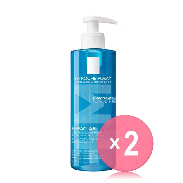 La Roche-Posay-Effaclar Purifying Foaming Gel 2pcs Bundle Set
