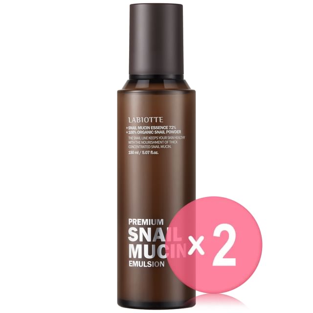 LABIOTTE-Premium Snail Mucin Emulsion 2pcs Bundle Set