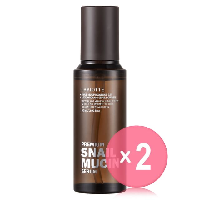 LABIOTTE-Premium Snail Mucin Serum 2pcs Bundle Set