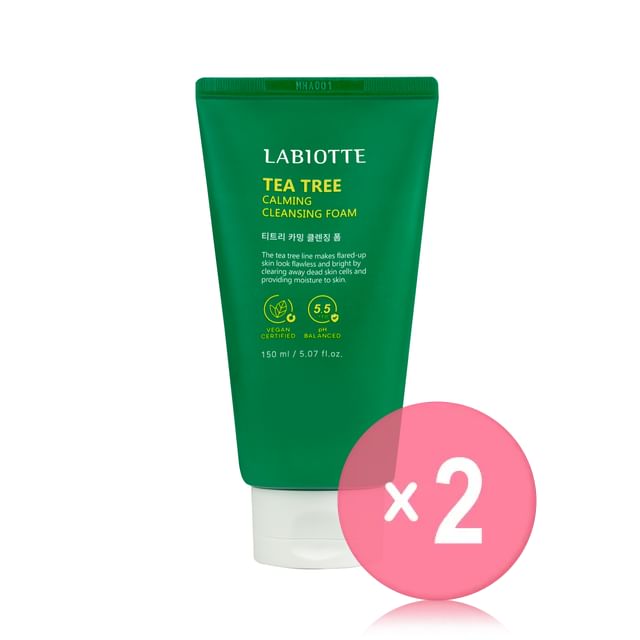 LABIOTTE-Tea Tree Calming Cleansing Foam 2pcs Bundle Set