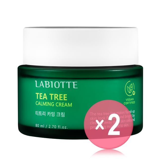 LABIOTTE-Tea Tree Calming Cream 2pcs Bundle Set