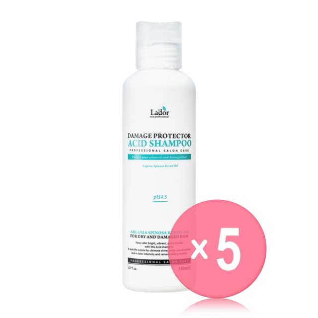 Lador-Damage Protector Acid Shampoo 5pcs Bundle Set