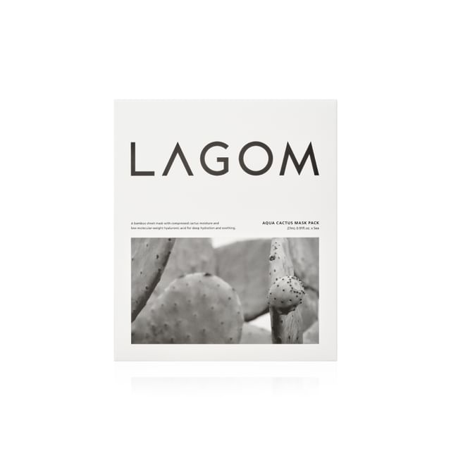 LAGOM-Aqua Cactus Mask Pack Set