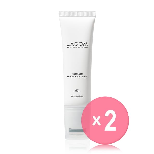LAGOM-Collagen Lifting Neck Cream 2pcs Bundle Set